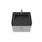Castello Usa Nile 24-inch Gray Vanity Set with Black Top and Chrome Handles CB-MC-24G-CHR-2053-BL - alternate 4